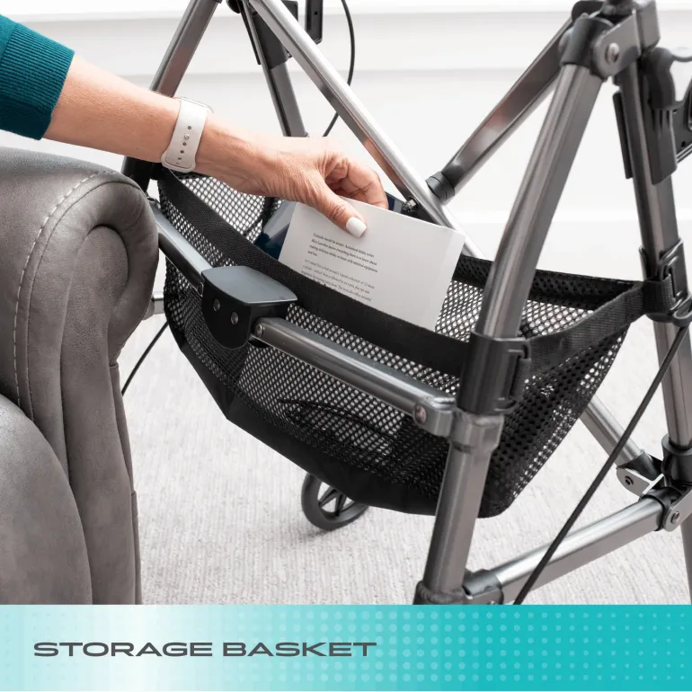 Bottom basket in use