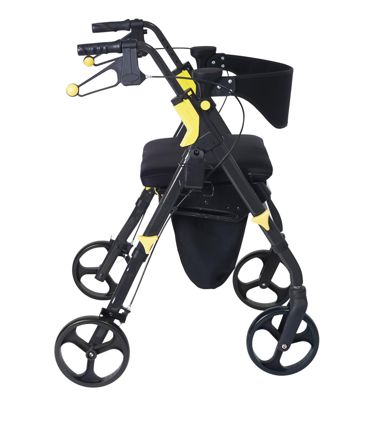 side view of empower side view of rollator