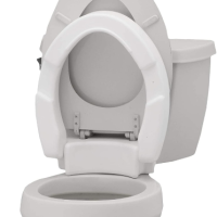 Toilet Seat Riser Elongated Hinged thumbnail Toilet Seat Riser Elongated Hinged thumbnail