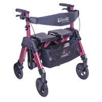 pink option of hd rollator