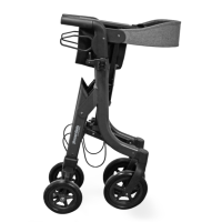 Folded rollator