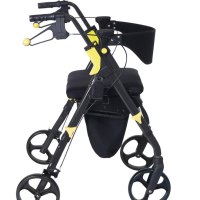 side view of rollator