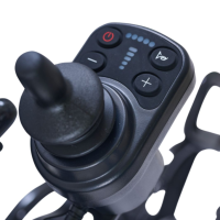 Close up of joystick